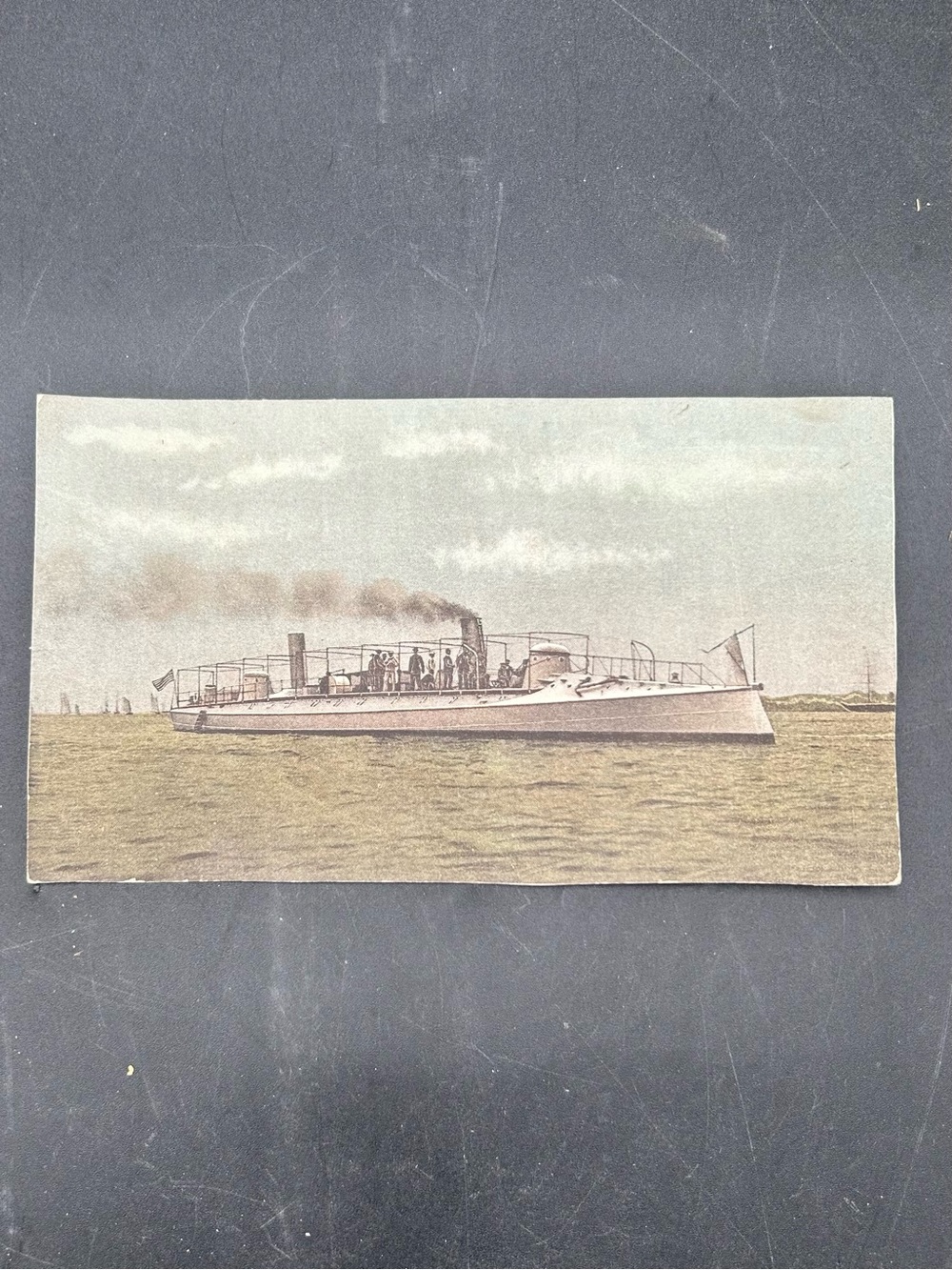 Vintage Lion Coffee company advertising the white squadron navy art